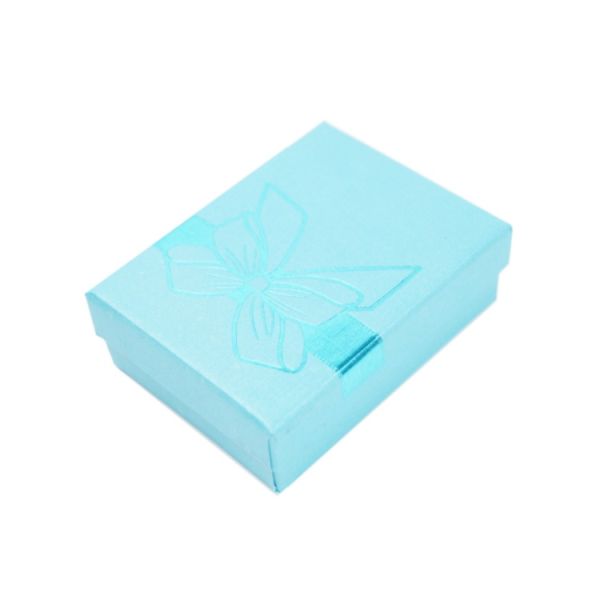 Customized Die Cut Lid Base Mini Square Jewelry Paper Box for Cd Jewel Case Package