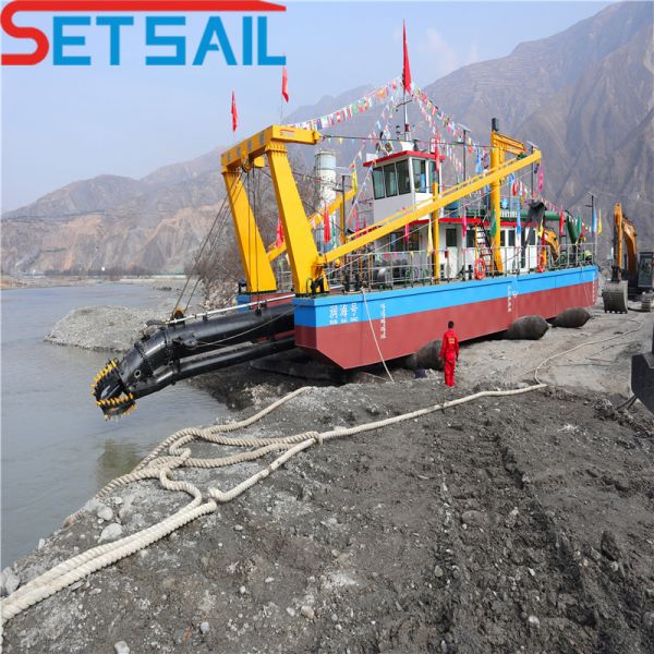 Hydraulic Water Flow 800m3 Cutter Suction Dredger with Diesel Engine