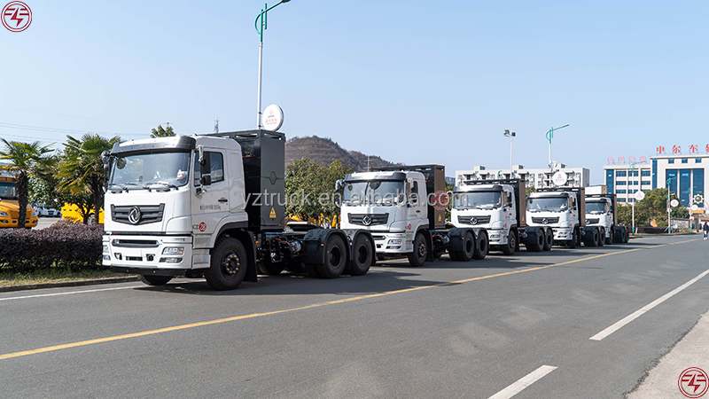 Left Steering 2022 Dongfeng 6X4 Tractor Truck Head 40T Trailer Truck with Competitive