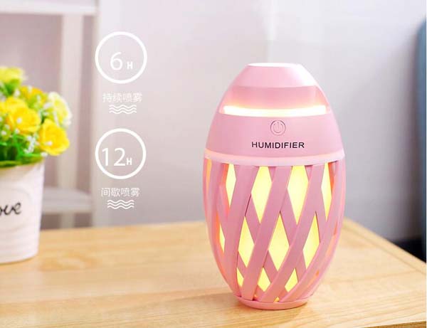 320ml Portable Mini Mist Car Rugby Humidifier USB Rechargeable Olive Ball Humidifier