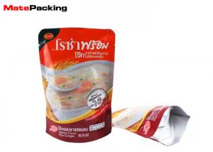 China High Temperature Resisting Retort Pouch Bag Stand Up Tear Notch Retort Canning Bags on sale