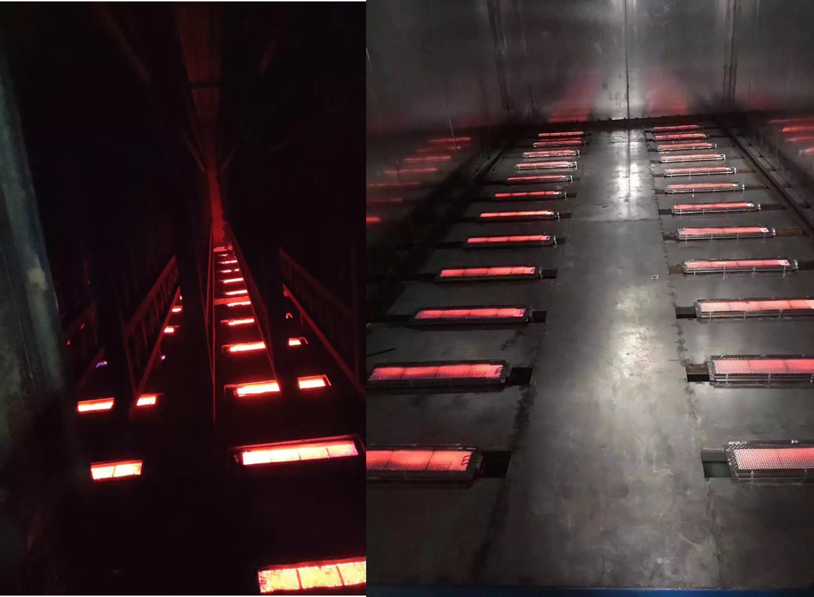Heating Panel Powder Coating Oven Gas Burner LPG NG Propane Furnace Booth Tunnel