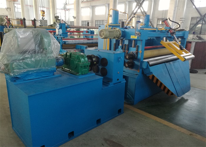 Motorized Metal Steel Automatic Slitting Machine For Coil Roll Operator Safety