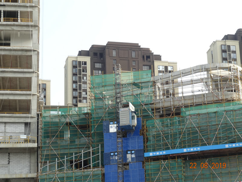 Q345B Steel Man Material Rack And Pinion Hoist