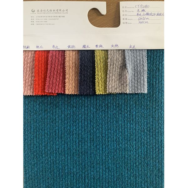 Dyed Pattern Thermal Woven 100% Wool Fabric For Coat Medium Weight