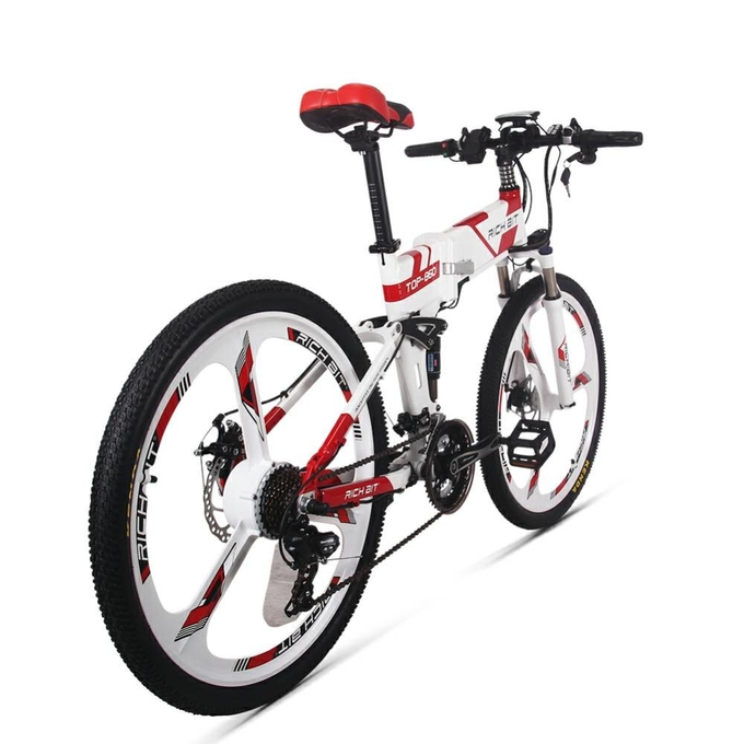 EU STOCK Rich Bit Top 860 26 Inch Full Suspension Folding E Bike 36v 250w 21 Speed