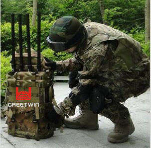 Bomb Lojack 173MHz Manpack Jammer Backpack Type With High Frequency