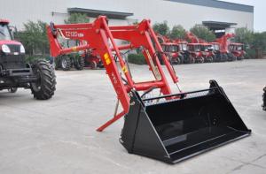 China TZ04D Farm Tractor Attachments , 0.16m3 Tractor Front End Loader Bucket on sale