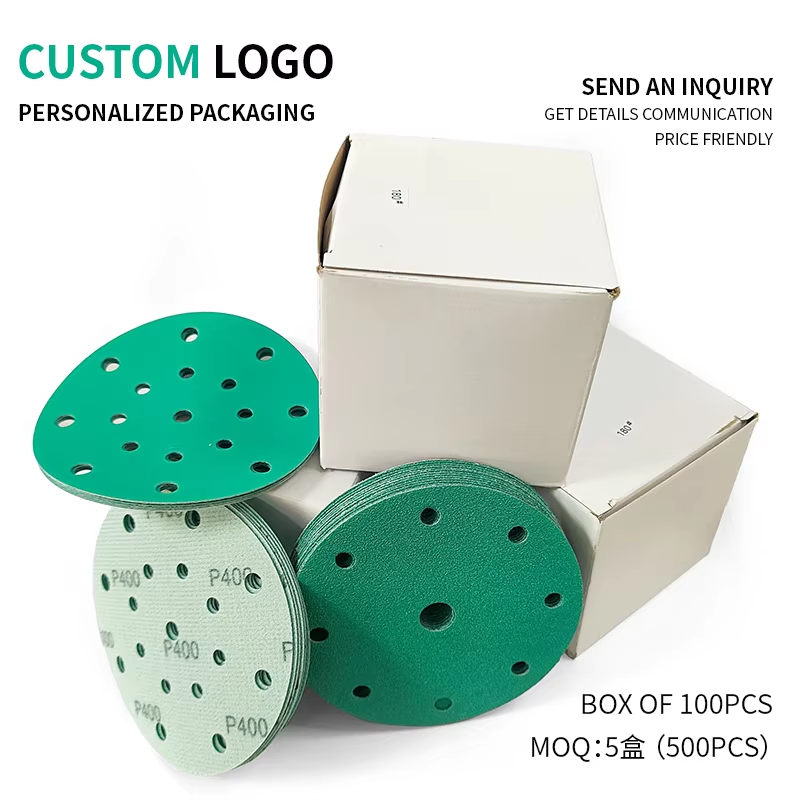 5 Inch 120 Grit Concrete Diamond Sanding Pads Abrasive Disc For Wet Dry Floor