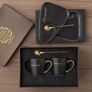 Quality Custom Printed Free Design Mug Set Gift Box Ceramic Coffee Cups Gift Box wholesale