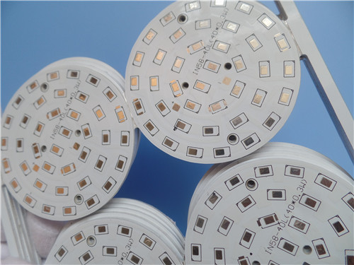 1.0 W/MK 75um dielectric Aluminum Substrate PCB For 9W LED Lighting