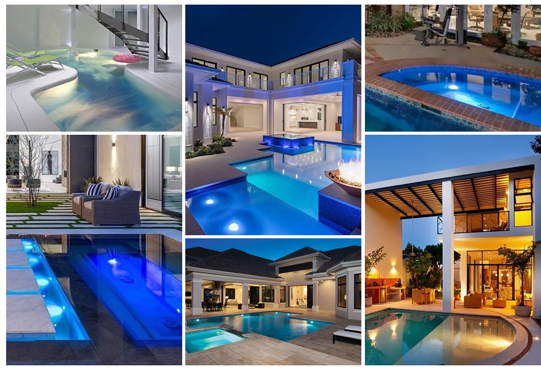 520LM AC12V VDE IP68 Vinyl Pool Lights Waterproof SMD5050