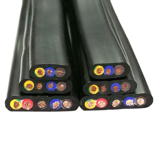 YFFB Flat Flexible Cable - UV Resistant, Flame Retardant Nitrile Cable for Shipbuilding & Automotive Applications
