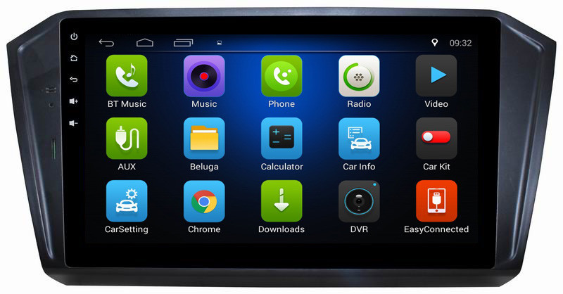 Ouchuangbo car gps navi stereo dual zone android 8.1 for Volkswagen Magotan 2017 with 4 Core CPU BT SWC USB 4*45 Watts