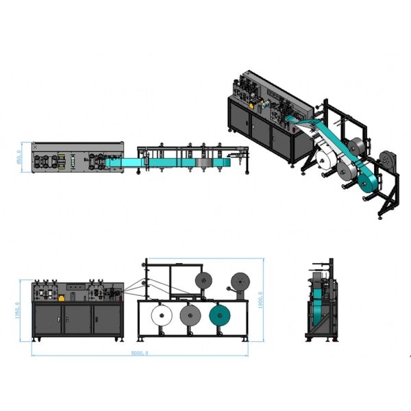 Non Woven Earloop Mask Making Machine