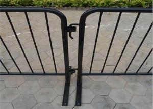 China H1.5m H1.35m Metal Crowd Control Barriers Detached Flat Feet on sale