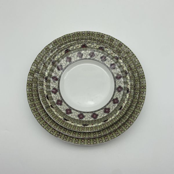 High-precision melamine dinnerware mold showing detailed engineering and manufacturing quality