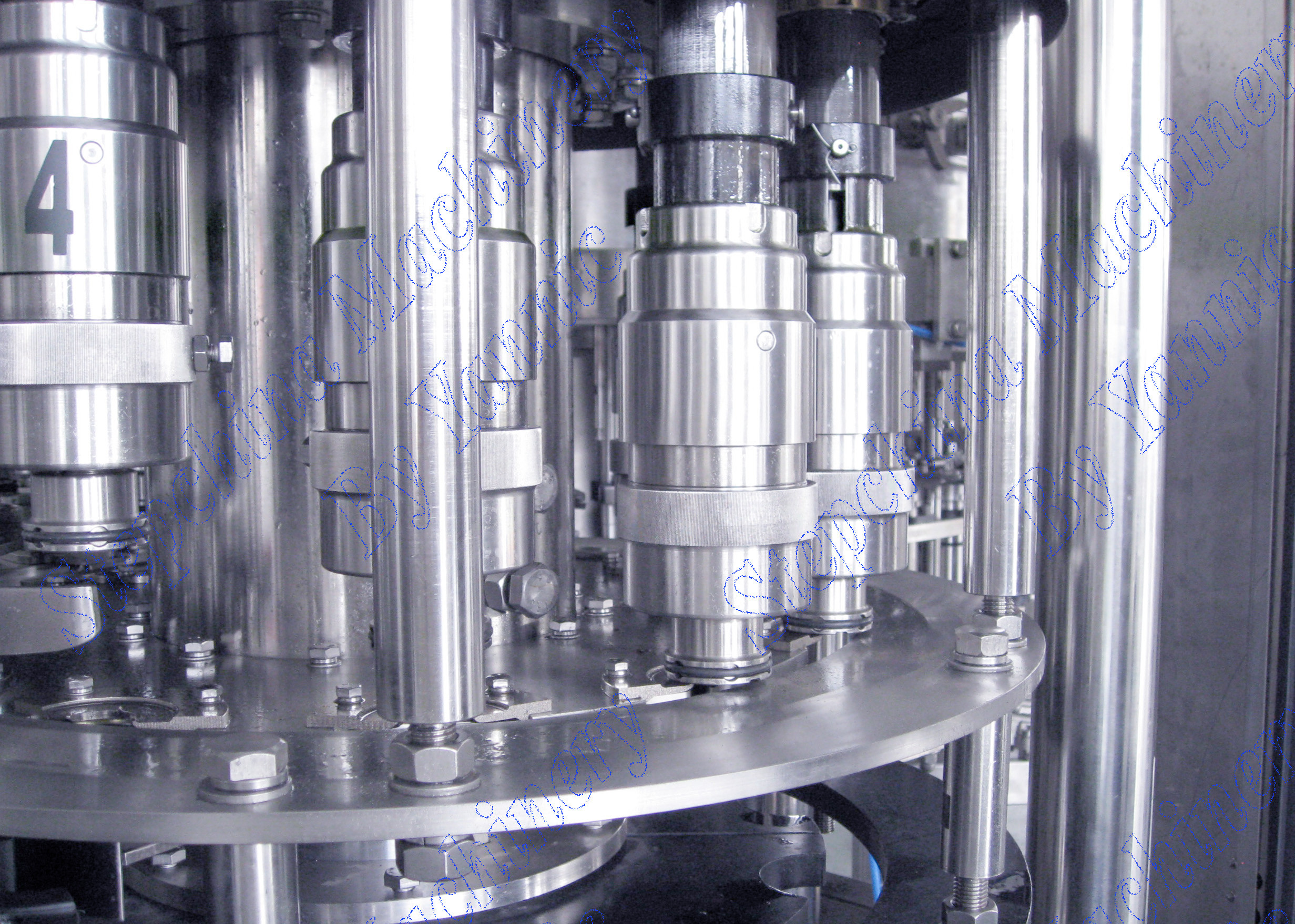 Customized Full Auto Juice Filling Machine Stainless Steel 304 Material