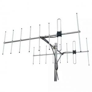 Quality UHF VHF Yagi 2 Watts 8 Elements Outdoor 14.5dBi Directional Base Station Antenna wholesale