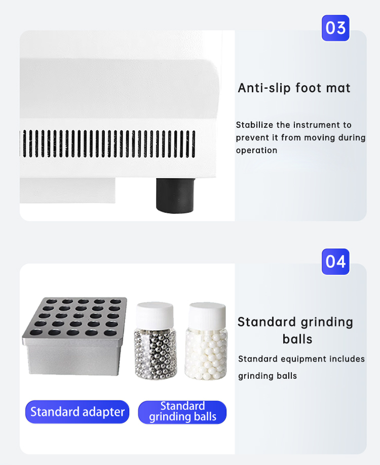 High-quality high-throughput vertical freeze grinding instrument - Low-temperature grinding - Ensuring sample activity