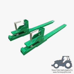 China CPF - Clamp On Bucket Pallet Forks For Skid Steer And Tractors; Farm implements fork pallet clamp on bucket on sale