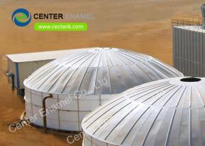 China NSF 61 Approved Glass Fused To Steel Potable Water Storage Tanks With FRP Roofs on sale