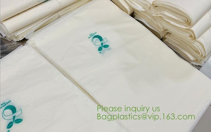 custom made garment apperal clothing biodegradable EPI compostable corn starch adhesive bag corn starch mailers post env