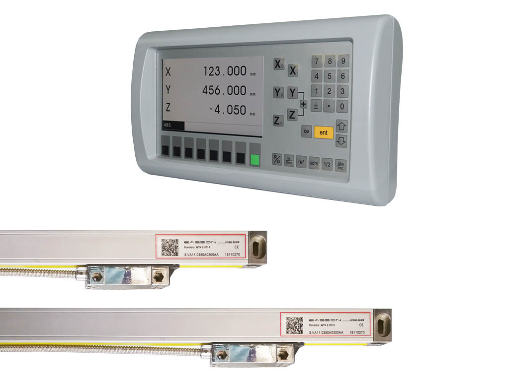 Quality 1um Milling Lathe Machine Digital Readout Linear Glass Scales wholesale