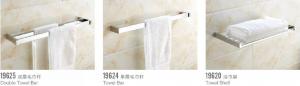 Quality Modern Brass Chrome Plating Metal Bathroom Accessories Corner Towel Clothes Rack Holder wholesale