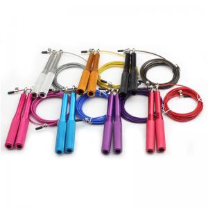 Quality Heavy Steel Wire Speed Jump Rope , Gym Skipping Rope For Boxing MMA Training Equipment wholesale