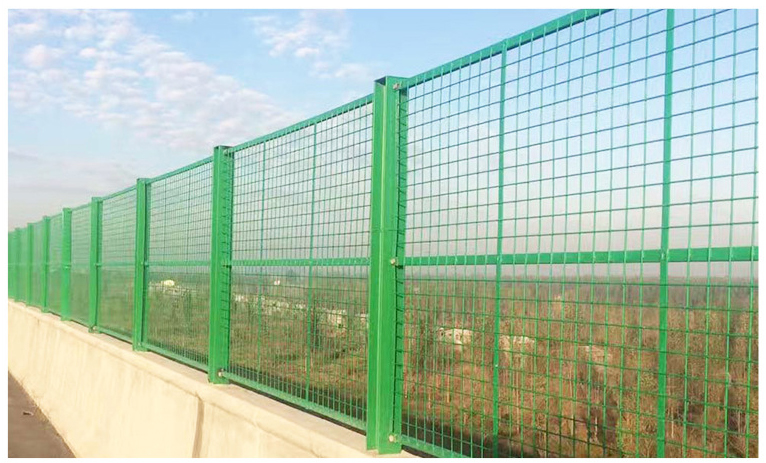 Decorative Garden Panels Straight Barrier Stainless Steel Welded Wire Mesh Fence