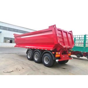 Sinotruk U Shape 3 Axle 35 CBM Hydraulic Tipping Trailer