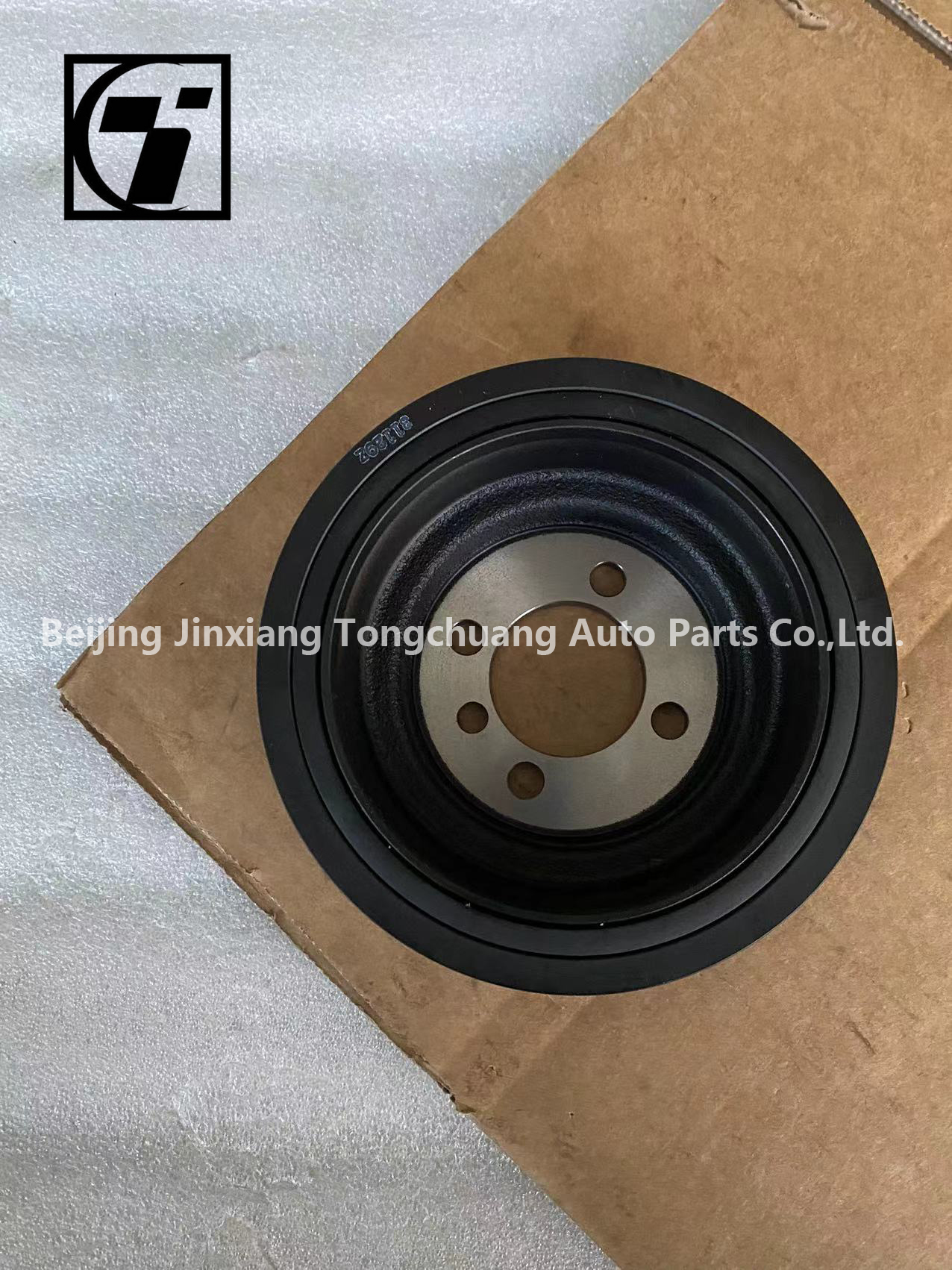 Foton Aumark AUCAN 2.5 Engine Shock Pulley PM40004689 Long-Lasting for 2016- Aluminum