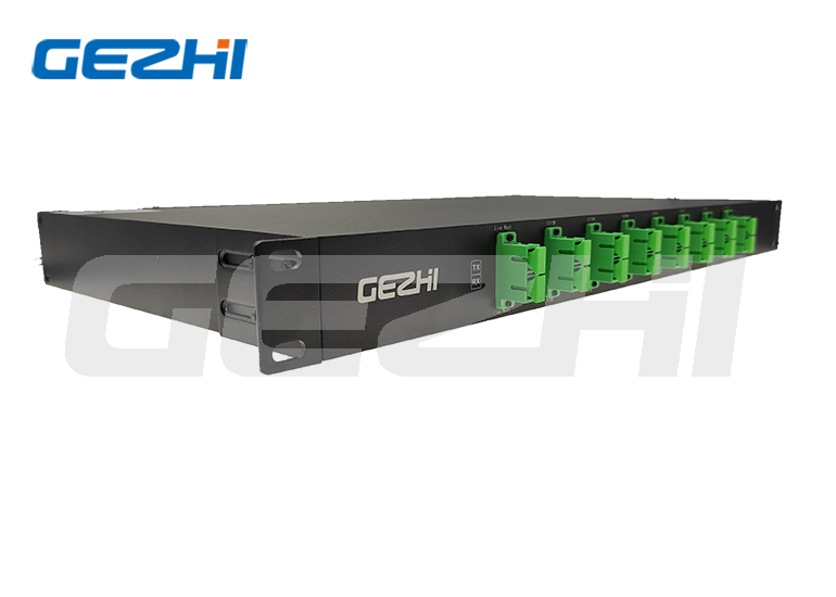 3 Channels C21-C24 DWDM OADM 100GHz Rackmount Optical Add Drop Multiplexer