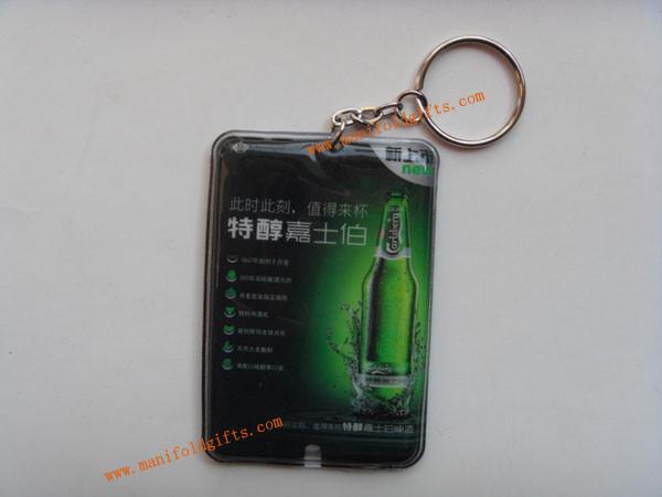 Cheap Pvc key rings with led light and make your own keychain for sale