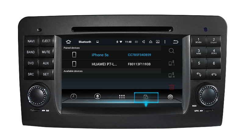 Ouchuangbo car radio gps multimedia stereo android 7.1 for Mercedes Benz ML W164 GL X164 with MP5 MP3 USB calculator