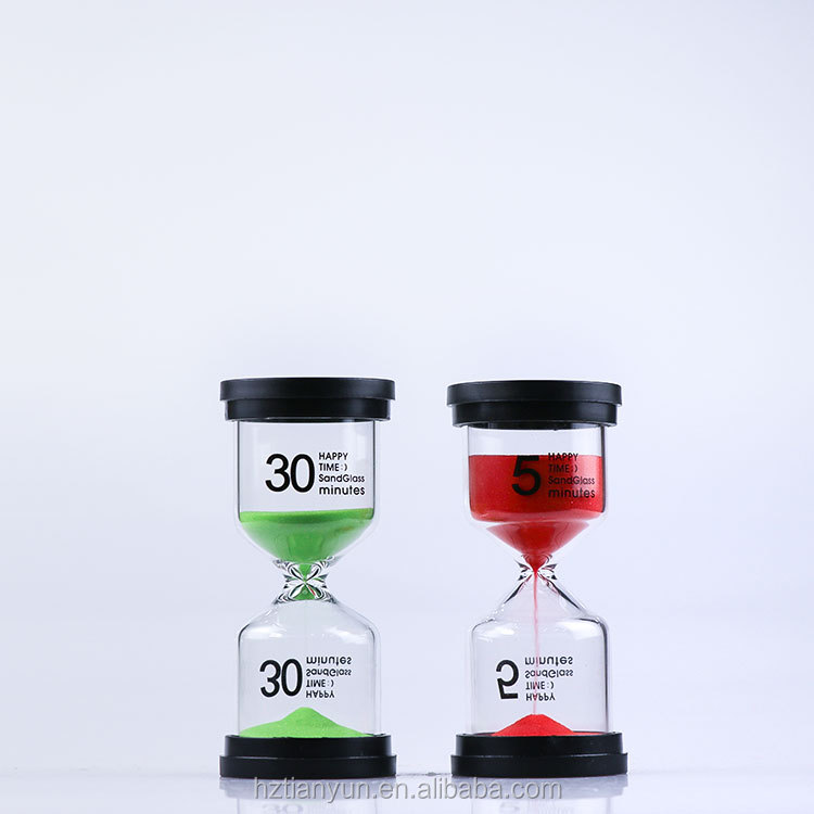 Customized Small Hourglass Sand Timer 1 Minute 3 Minutes 15 Minutes 30 Minutes