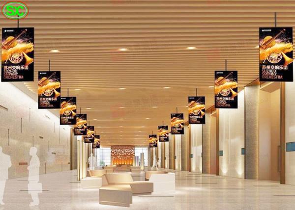 Vivid Color LED Advertising Display Indoor With Temperature Sensor, Led TV