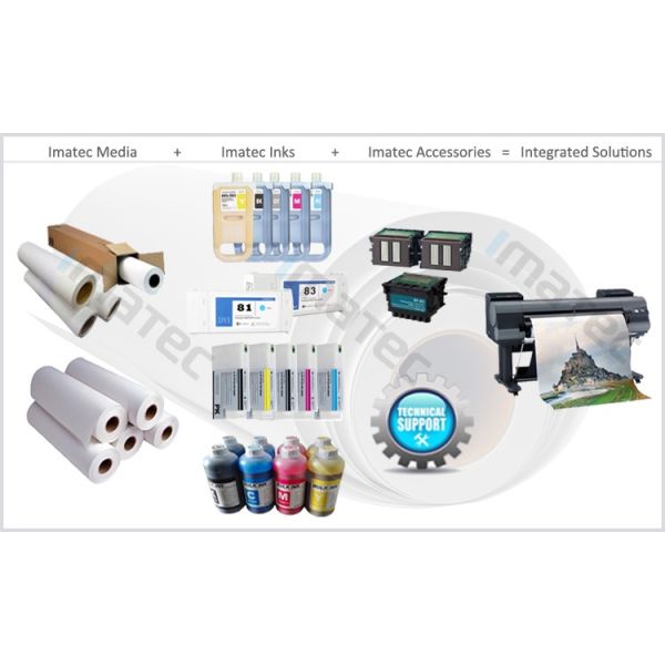 Pigment And Dye Inkjet Cotton Canvas 410gsm Matte Large Format Printing