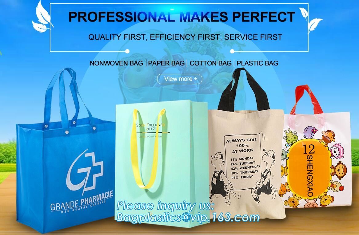 welcome fast delivery full color printing Elephant PET PP non woven bag for small quantity order, laminated pp non woven