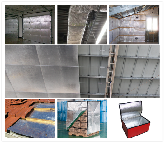 Double Side Reflective Insulation Foam 432N Edge Tearing Resistance Easy To Install