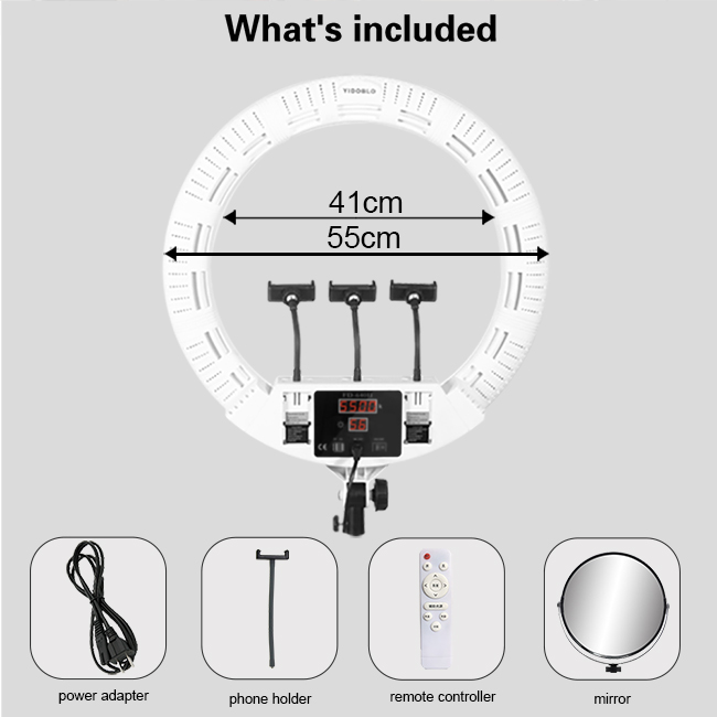 100w large size beauty fill light dual color temperature easy to carry suitable for short video shooting fill light
