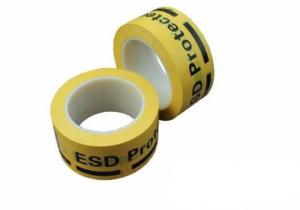 China Acrylic Adhesive Yellow Vinyl Floor Tape For Marking Off ESD Protected Areas on sale