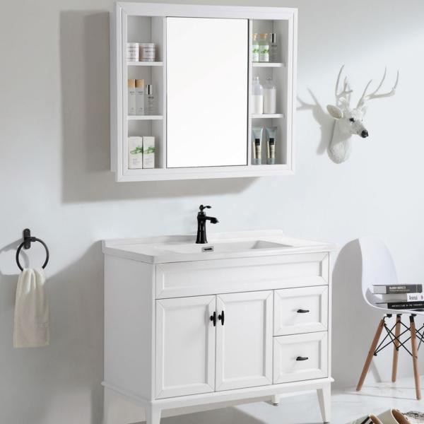 Modern Design Hotel Bathroom Furniture Wooden Bathroom Vanity with Customized