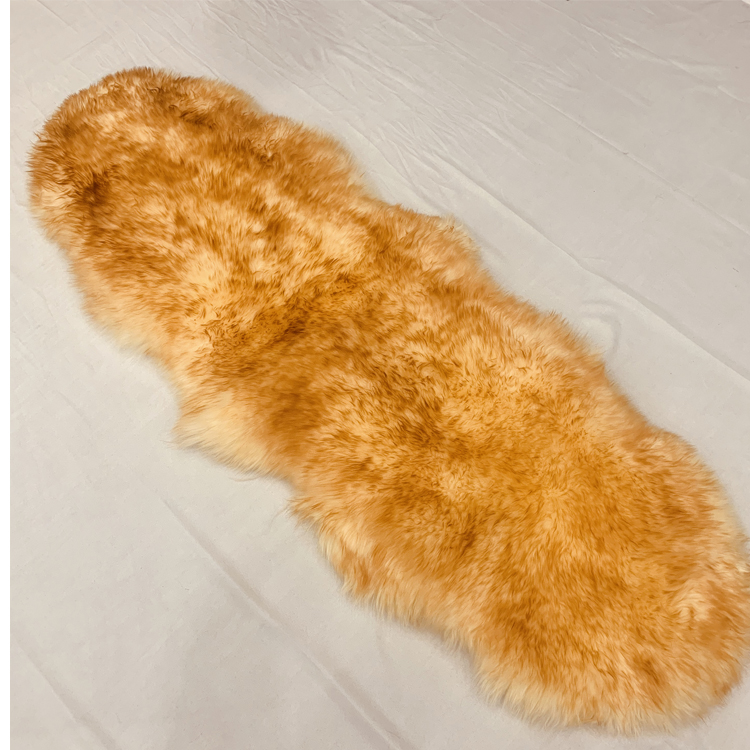 Sleeping Sheepskin Cushion Pads Mat Black For Chair