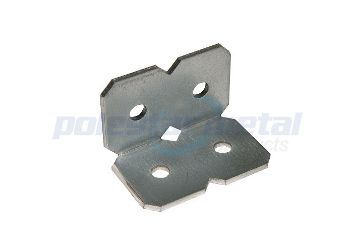 Iron / Brass Construction Hardware Stripping 90 Degree Angle Brackets For Factory
