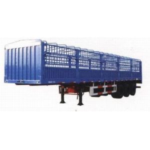 40FT Cattle Livestock Transport Fence Stake Semi Trailer