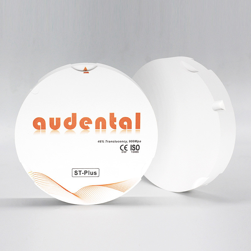 ST Super Translucent White Dental Zirconia Block With 43% Translucency 1200Mpa Strength