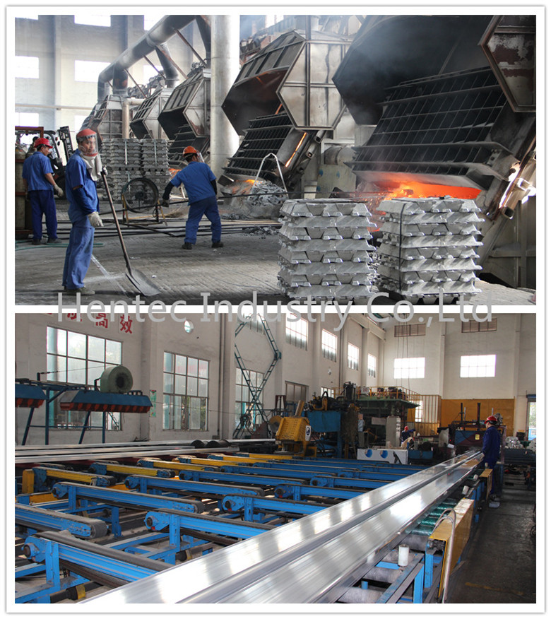 Clear / Black Anodizeing Aluminium Construction System , 6063 - T5 / 6061 - T6