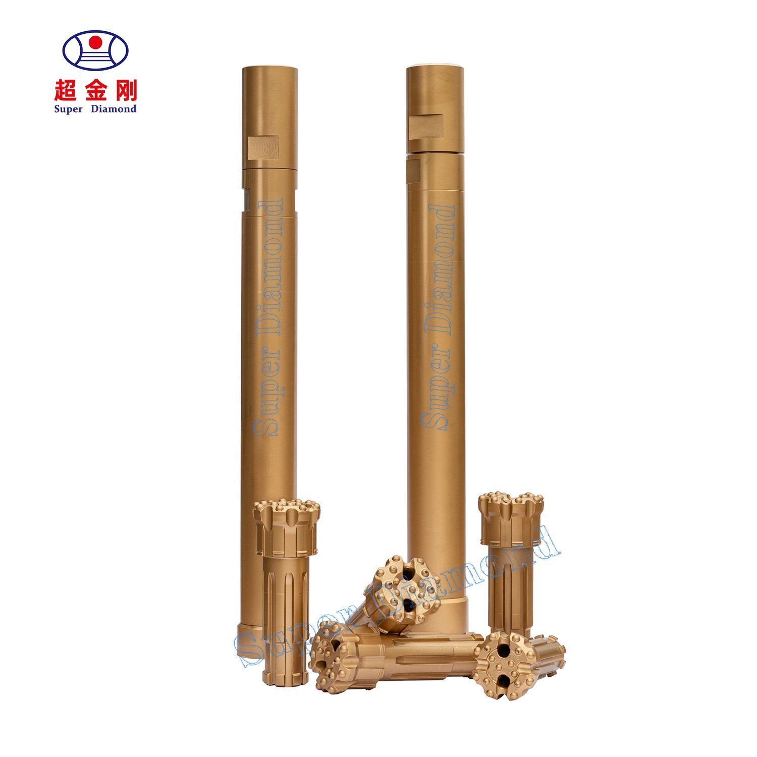 Spray-Paint High Air Pressure Rock Drilling Reverse Circulation DTH Hammer to Compatible with RC Bit Shank RC45 RC50
